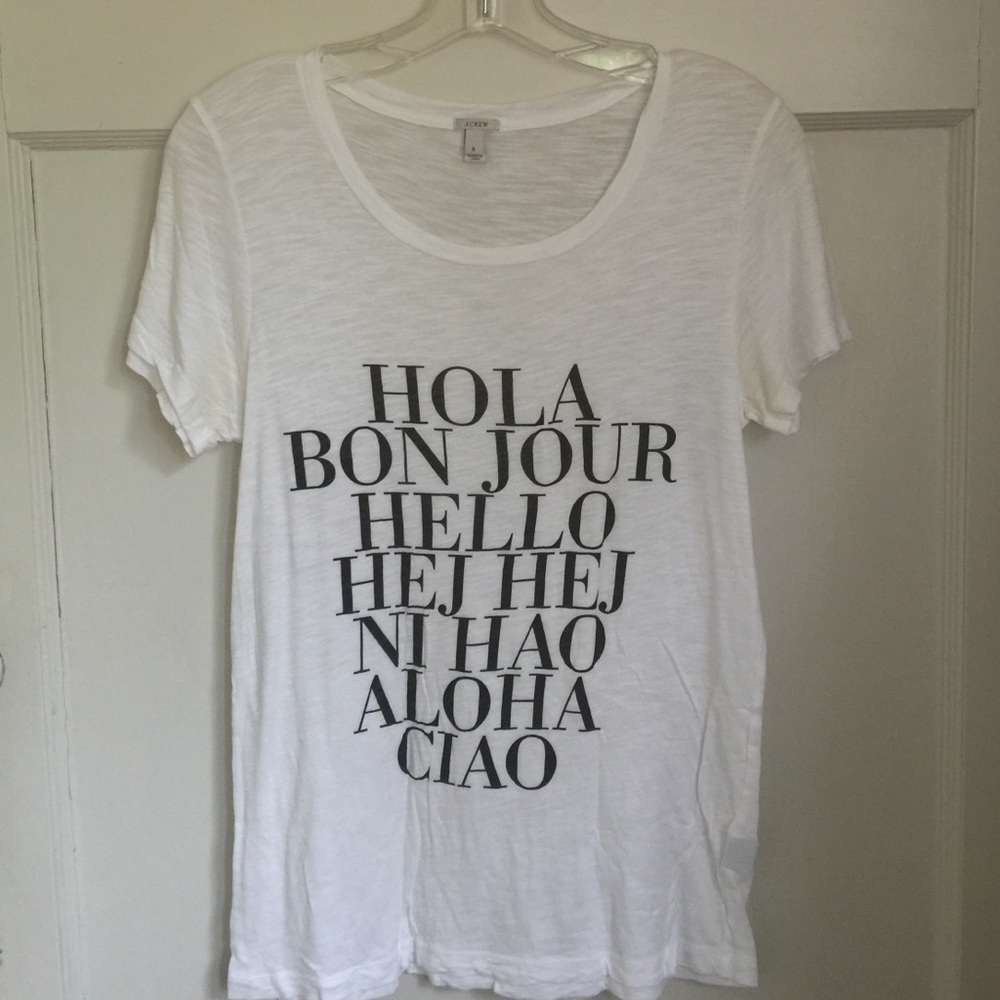 J. Crew Print Tee